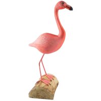 Hand Carved Wooden American Flamingo  ~ OOAK Christmas & Birthday Gift - Image 3