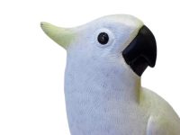 Hand Carved Wooden White Parrot  ~ OOAK Christmas & Birthday Gift - Image 5