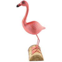 Hand Carved Wooden American Flamingo  ~ OOAK Christmas & Birthday Gift - Image 4