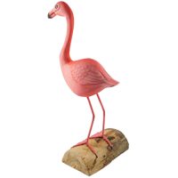 Hand Carved Wooden American Flamingo  ~ OOAK Christmas & Birthday Gift - Image 5