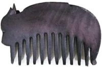 Hand Carved Black Dragon Hair Comb  ~ OOAK Christmas & Birthday Gift - Image 2