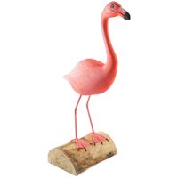 Hand Carved Wooden American Flamingo  ~ OOAK Christmas & Birthday Gift - Image 6