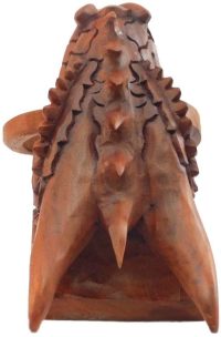 Hand Carved Wooden Dragon Door Knocker  ~ OOAK Christmas & Birthday Gift - Image 6