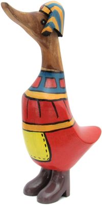 Wooden Duck Pharaoh of Egypt ~ OOAK Christmas & Birthday Gift