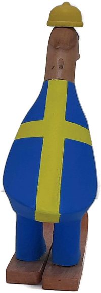 Wooden Duck Skiing Team Sweden ~ OOAK Christmas & Birthday Gift - Image 6