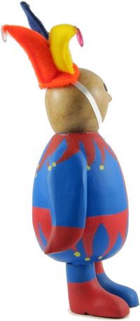 Hand Carved Wooden Clown Penguin ~ OOAK Christmas & Birthday Gift - Image 3