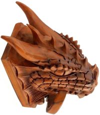 Hand Carved Wooden Dragon Door Knocker  ~ OOAK Christmas & Birthday Gift - Image 5