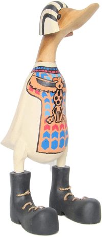 Wooden Duck Pharaoh of Egypt ~ OOAK Christmas & Birthday Gift