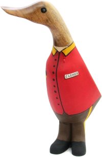 Wooden Duck Bank Cashier Teller ~ OOAK Christmas & Birthday Gift