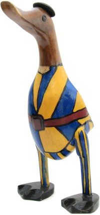 Wooden Duck Italian Swiss Guards ~ OOAK Christmas & Birthday Gift