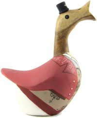 Wooden Duck Philosopher Academic ~ OOAK Christmas & Birthday Gift - Image 2