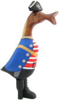 Wooden Duck Caribbean Peg Leg Pirate ~ OOAK Christmas & Birthday Gift - Image 2