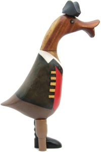 Wooden Duck Caribbean Peg Leg Pirate ~ OOAK Christmas & Birthday Gift - Image 3