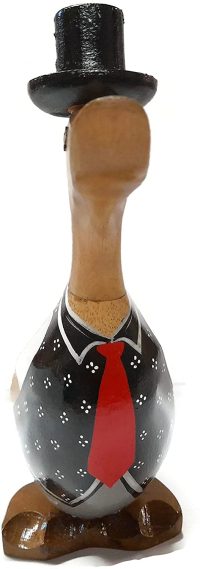 Wooden Duck German Attire ~ OOAK Christmas & Birthday Gift - Image 8