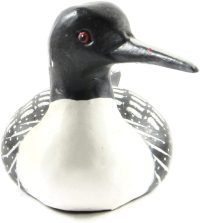 Hand Carved Wooden Small Common Loon  ~ OOAK Christmas & Birthday Gift - Image 3