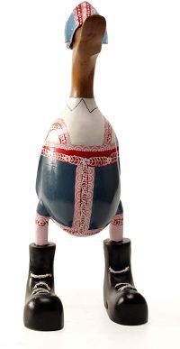 Wooden Duck Russian Traditional Dress ~ OOAK Christmas & Birthday Gift