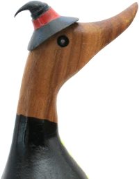 Wooden Duck Malevolent Witch ~ OOAK Christmas & Birthday Gift - Image 4