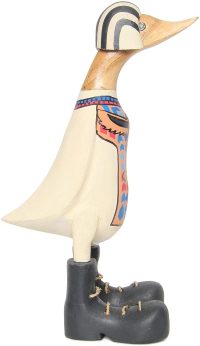 Wooden Duck Pharaoh of Egypt ~ OOAK Christmas & Birthday Gift - Image 2