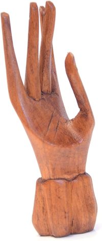 Hand Carved Wooden Beautiful Fingers  ~ OOAK Christmas & Birthday Gift