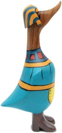 Wooden Duck King Pharaoh of Egypt ~ OOAK Christmas & Birthday Gift - Image 3