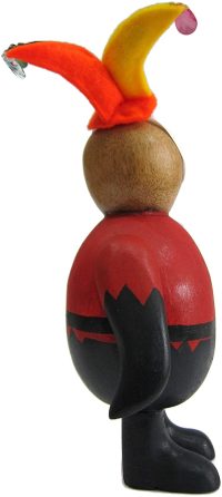 Hand Carved Wooden Clown Penguin ~ OOAK Christmas & Birthday Gift - Image 3