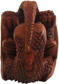 Hand Carved Volcanic Baby Dragon ~ OOAK Christmas & Birthday Gift - Image 2