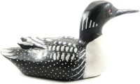 Hand Carved Wooden Small Common Loon  ~ OOAK Christmas & Birthday Gift - Image 4