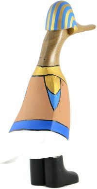 Wooden Duck King Pharaoh of Egypt ~ OOAK Christmas & Birthday Gift - Image 7