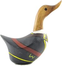 Wooden Duck Caribbean Pirate ~ OOAK Christmas & Birthday Gift - Image 3