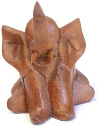 Hand Carved Wooden Elephant  ~ OOAK Christmas & Birthday Gift - Image 7