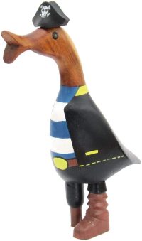 Wooden Duck Caribbean Peg Leg Pirate ~ OOAK Christmas & Birthday Gift - Image 4