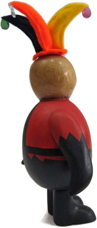 Hand Carved Wooden Clown Penguin ~ OOAK Christmas & Birthday Gift - Image 8