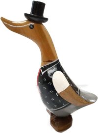 Wooden Duck German Attire ~ OOAK Christmas & Birthday Gift - Image 2