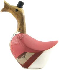 Wooden Duck Philosopher Academic ~ OOAK Christmas & Birthday Gift - Image 5