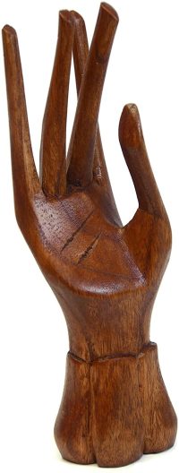 Hand Carved Wooden Beautiful Fingers  ~ OOAK Christmas & Birthday Gift - Image 3