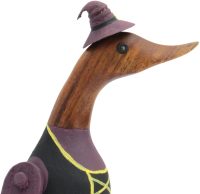 Wooden Duck Malevolent Witch ~ OOAK Christmas & Birthday Gift - Image 3