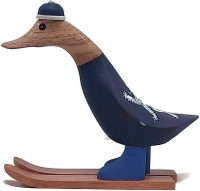 Wooden Duck Skiing Team Scotland ~ OOAK Christmas & Birthday Gift - Image 7