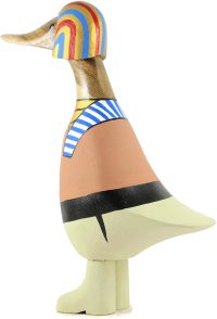 Wooden Duck King Pharaoh of Egypt ~ OOAK Christmas & Birthday Gift - Image 4