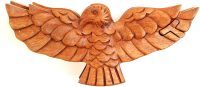 Hand Carved Wooden Eagle  ~ OOAK Christmas & Birthday Gift