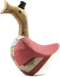 Wooden Duck Philosopher Academic ~ OOAK Christmas & Birthday Gift - Image 4