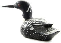 Hand Carved Wooden Small Common Loon  ~ OOAK Christmas & Birthday Gift - Image 6