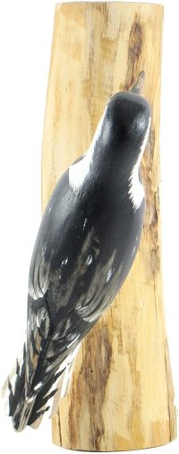 Hand Carved Wooden Woodpecker  ~ OOAK Christmas & Birthday Gift - Image 6