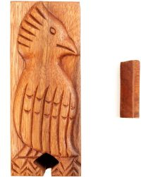 Hand Carved Wooden Cockatoo  ~ OOAK Christmas & Birthday Gift - Image 2