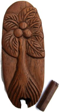 Hand Carved Wooden Coconut Tree   ~ OOAK Christmas & Birthday Gift - Image 2