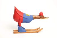 Wooden Duck Team Liechtenstein ~ OOAK Christmas & Birthday Gift - Image 4