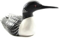 Hand Carved Wooden Small Common Loon  ~ OOAK Christmas & Birthday Gift - Image 2