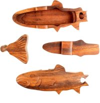 Hand Carved Wooden Fish  ~ OOAK Christmas & Birthday Gift - Image 3