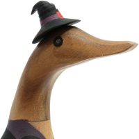 Wooden Duck Malevolent Witch ~ OOAK Christmas & Birthday Gift - Image 4