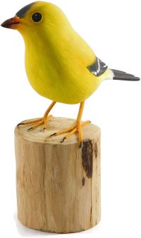 Hand Carved Wooden American Goldfinch  ~ OOAK Christmas & Birthday Gift - Image 7