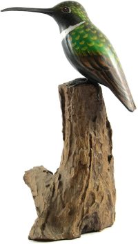 Hand Carved Wooden Hummingbird  ~ OOAK Christmas & Birthday Gift - Image 5